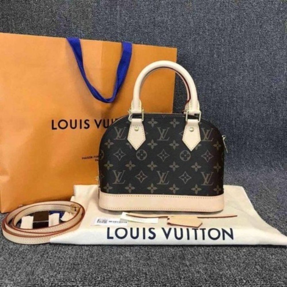Louis Vuitton Alma BB Handbag Monogram Canvas